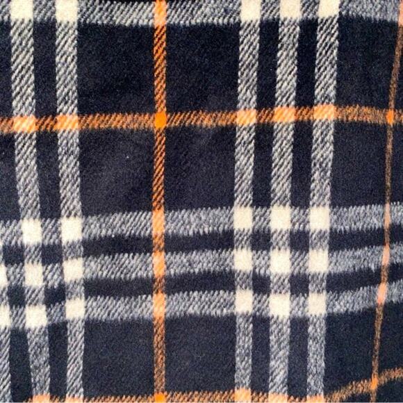 WESC Stockholm Sweden Liam Unisex Shirt Jacket Plaid Black Zip Men M Women L - Picture 4 of 15